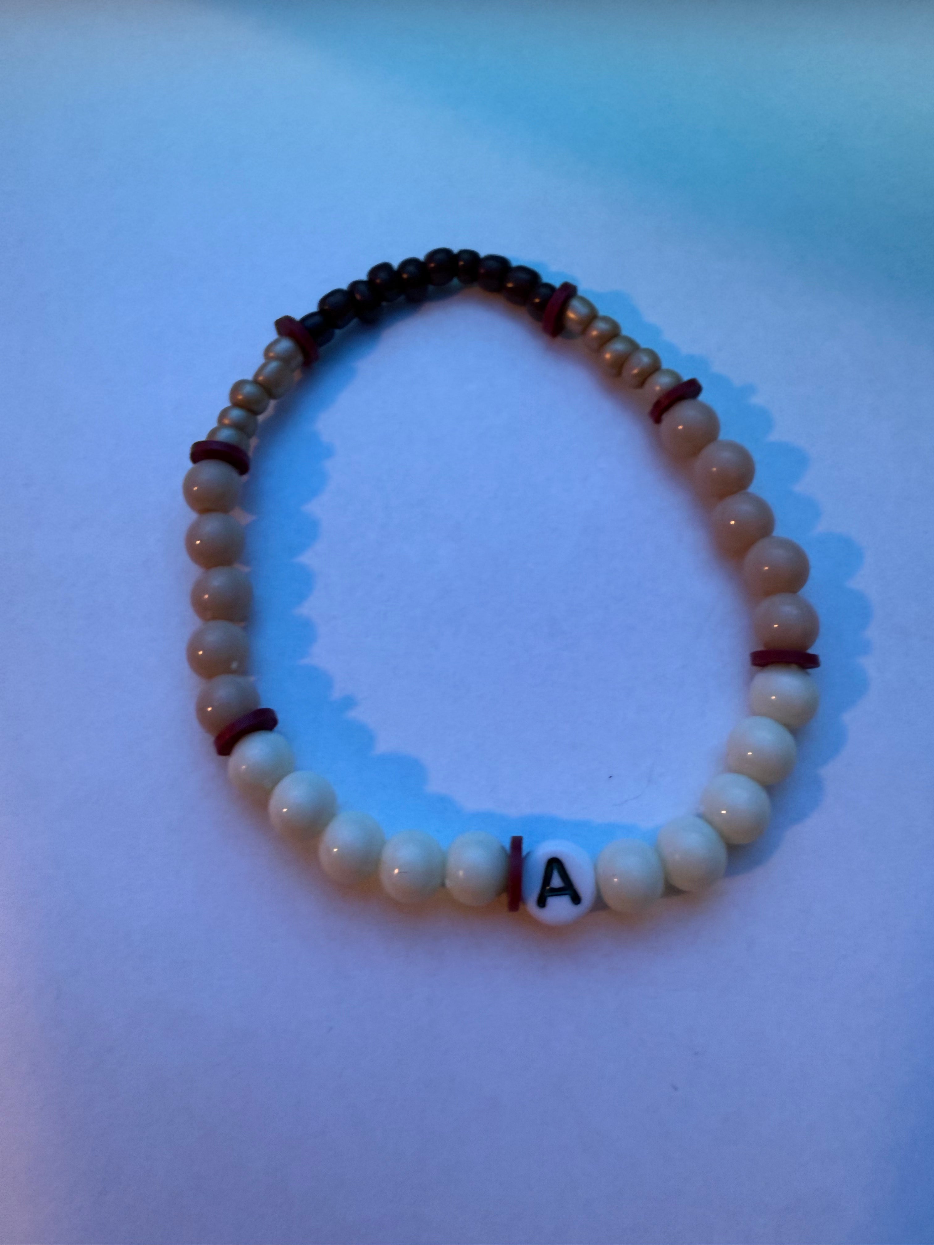 Traditional initial bracelet for girls