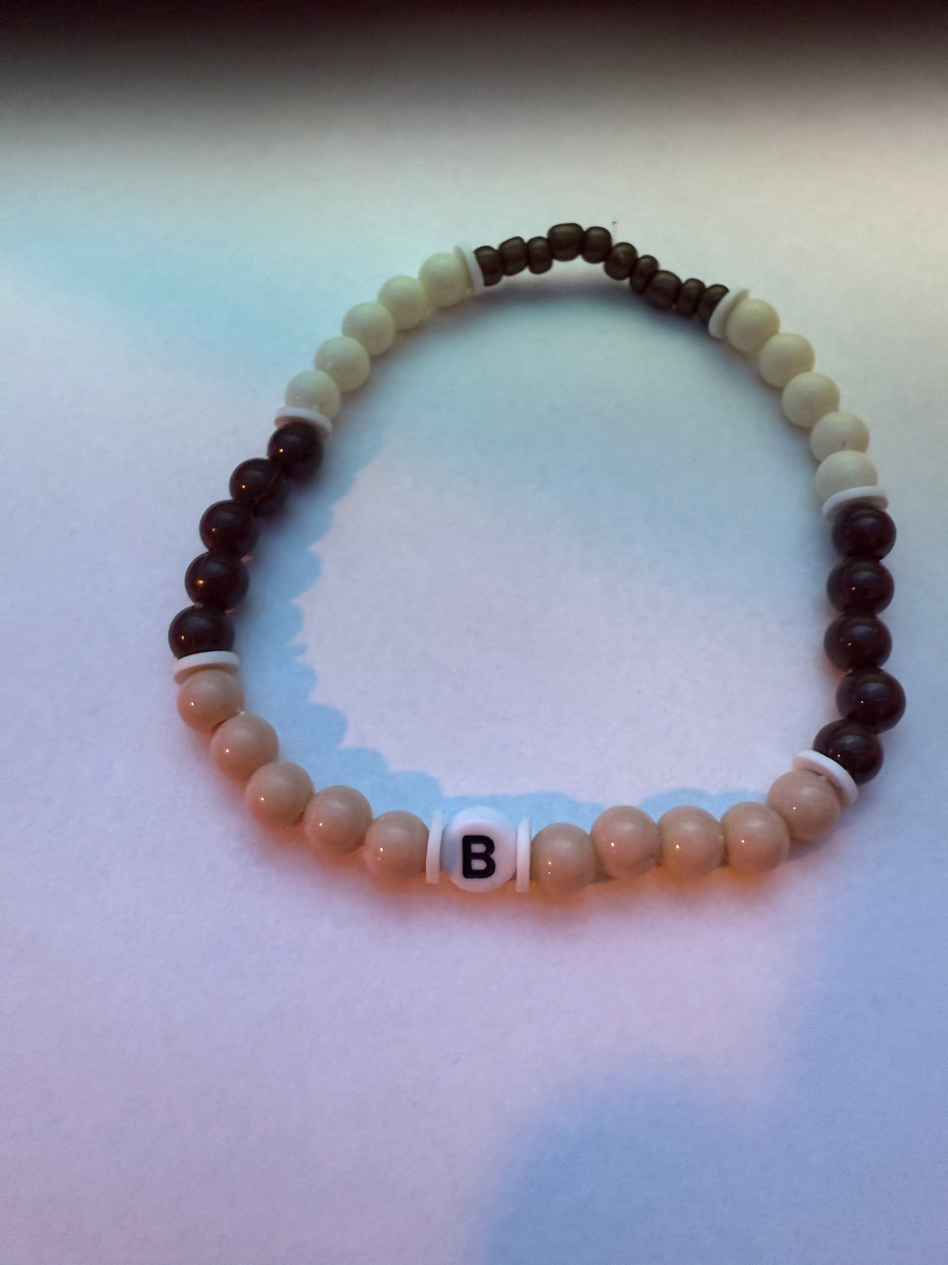 Traditional initial bracelet for girls