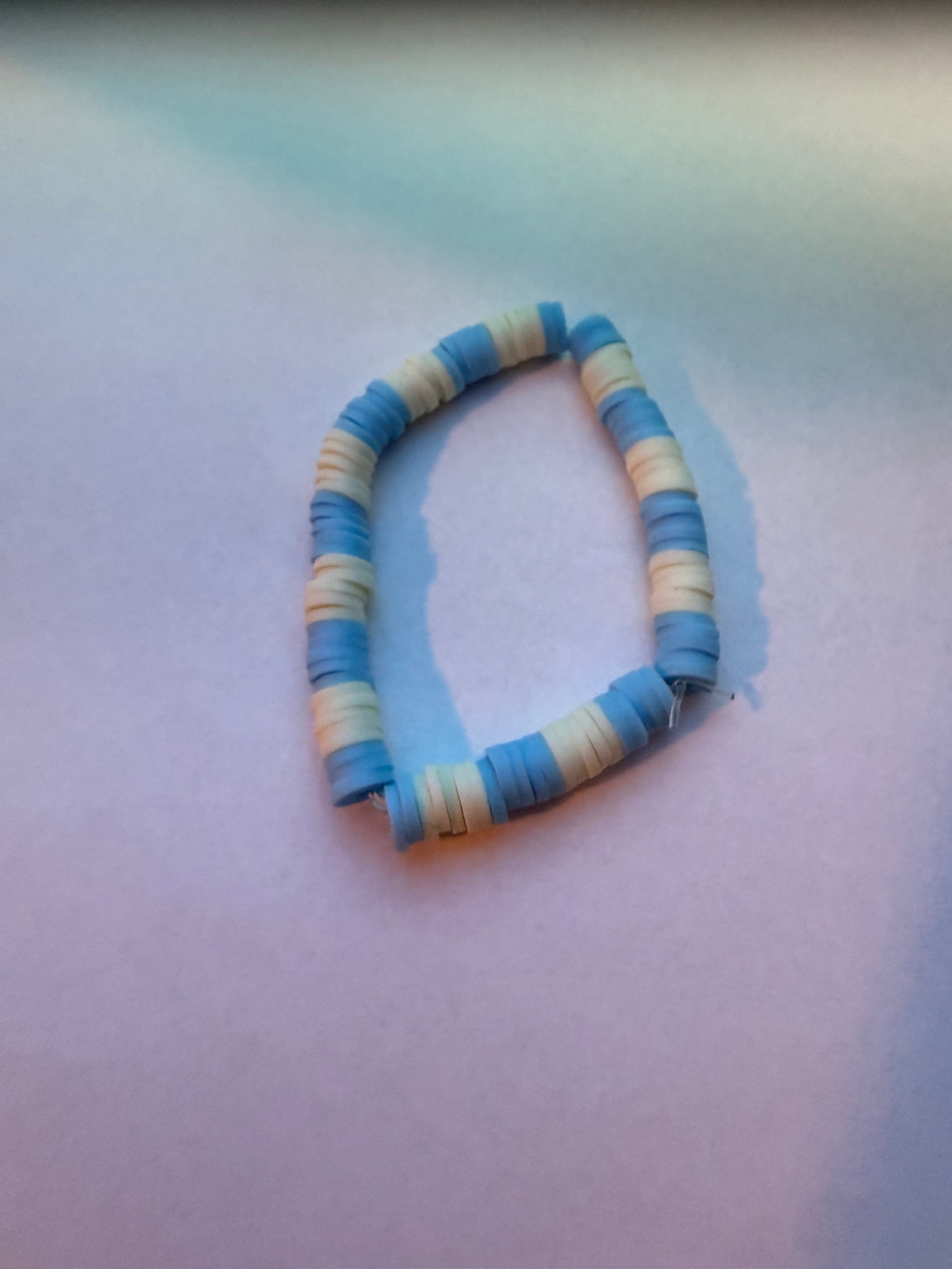 Marine clay beads bracelets