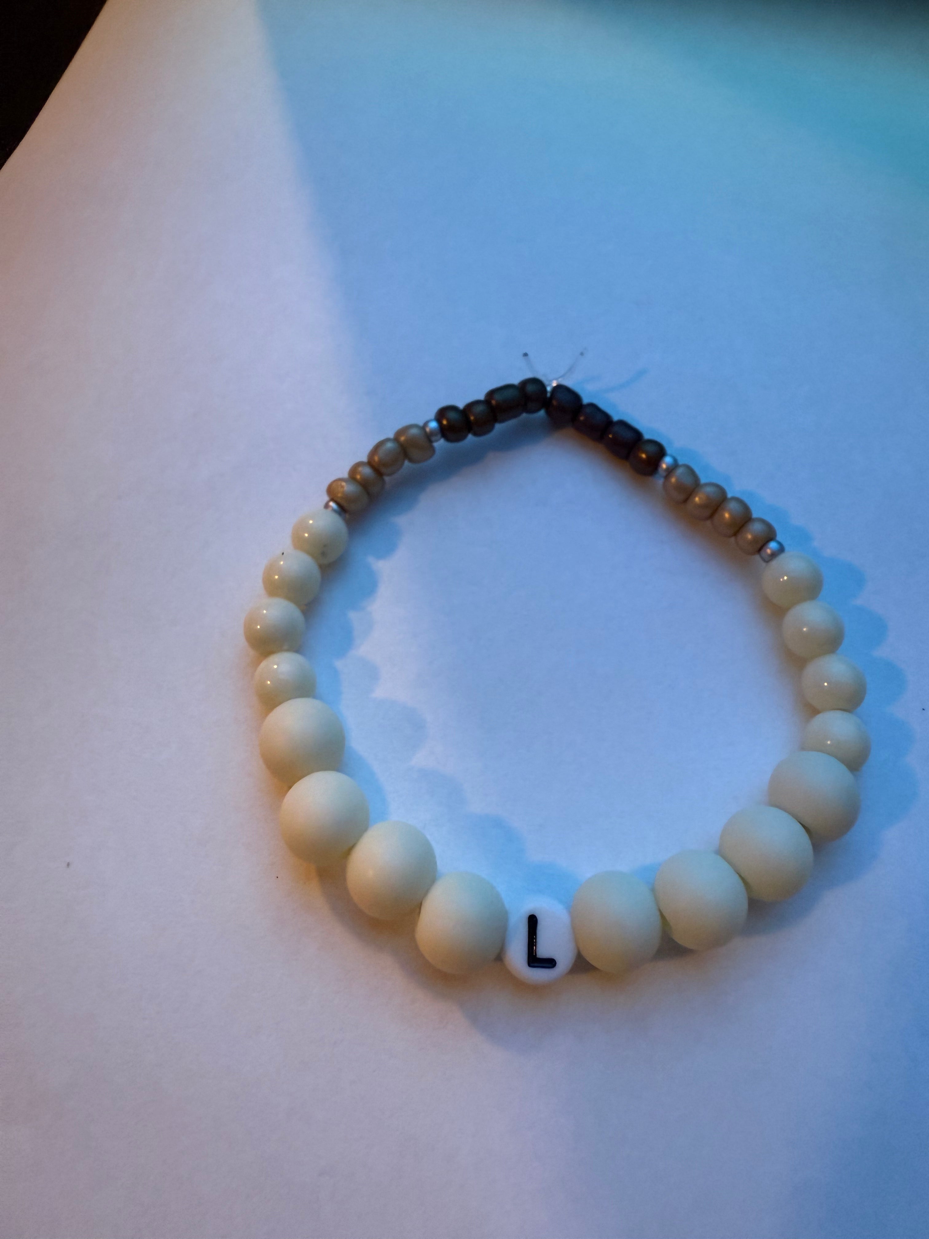 Traditional initial bracelet for girls