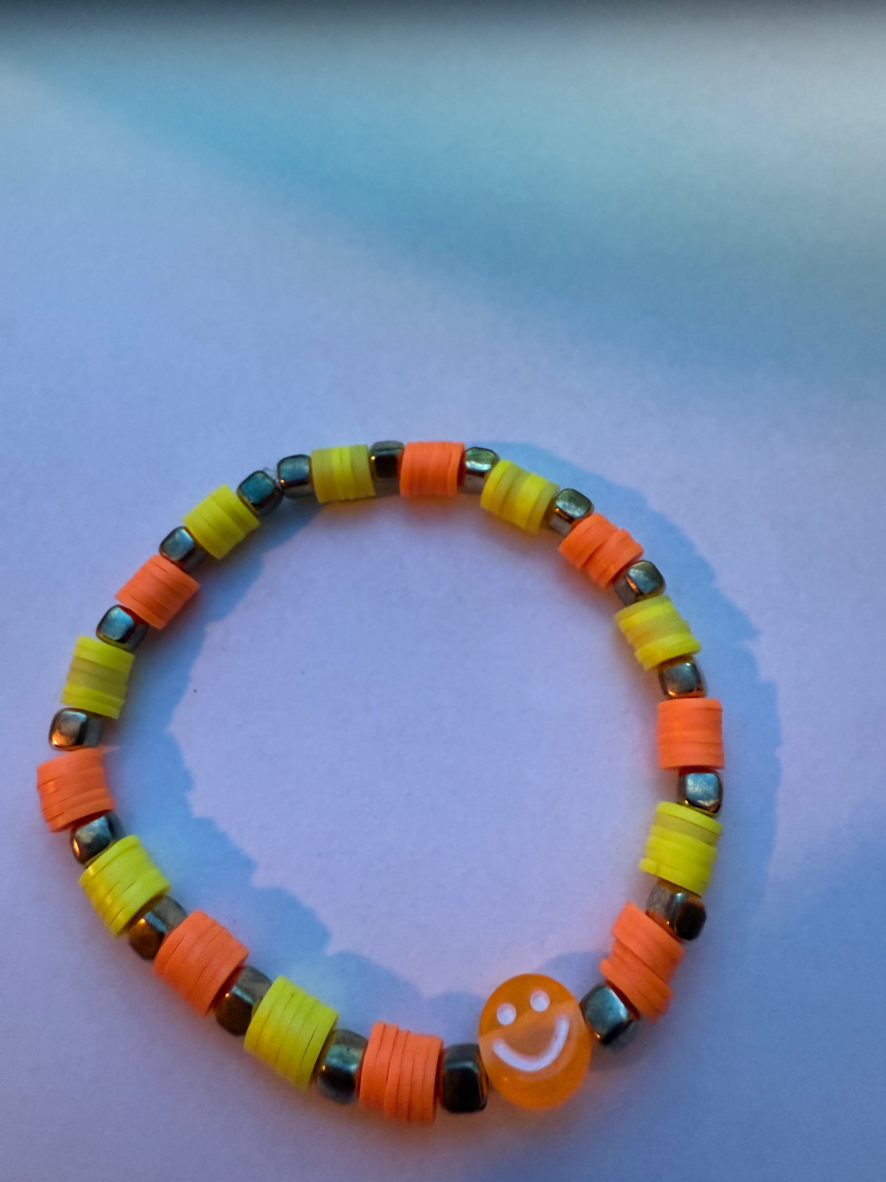 Smiley face bracelet